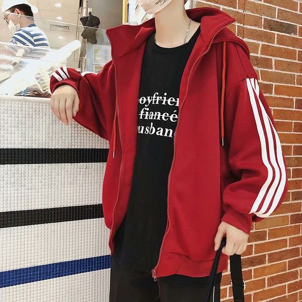 spring and autumn cardigan men's coat sweater sweater coat men's korean style trendy student loose bf hooded harajuku style ulzzan, Black
spring and autumn cardigan men's coat sweater sweater coat men's korean style trendy student loose bf hooded harajuku style ulzzan, Black