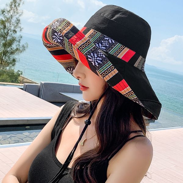lhlro fisherman fisherman sunscreen women's summer korean style all-match big edge basin women's fashionable folding sun hat child, Blue;gray
lhlro fisherman fisherman sunscreen women's summer korean style all-match big edge basin women's fashionable folding sun hat child, Blue;gray