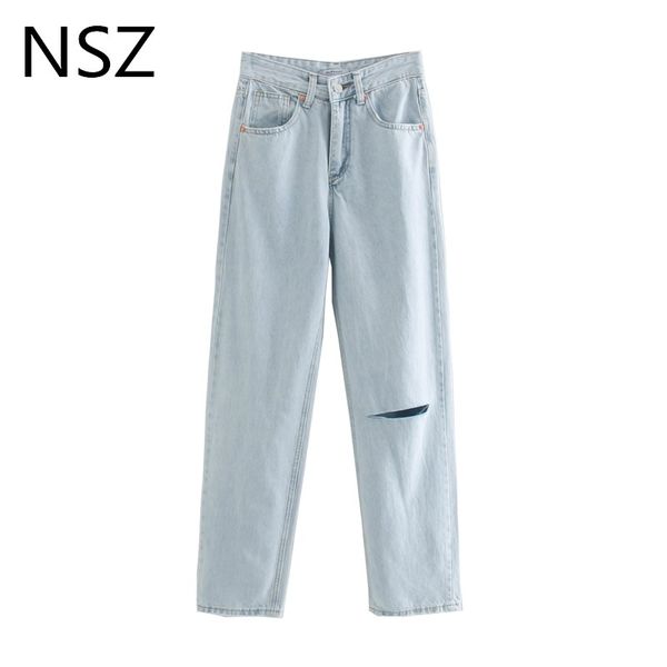 women's jeans nsz women blue high waist cut out hole mom denim jean loose casual straight wide leg trousers steetwear
women's jeans nsz women blue high waist cut out hole mom denim jean loose casual straight wide leg trousers steetwear