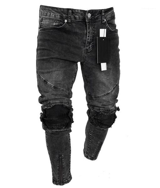 skinny capris jeans mens clothes mens designer jeans fashion ripped natural color pencil pants casual zipper fly, Blue
skinny capris jeans mens clothes mens designer jeans fashion ripped natural color pencil pants casual zipper fly, Blue