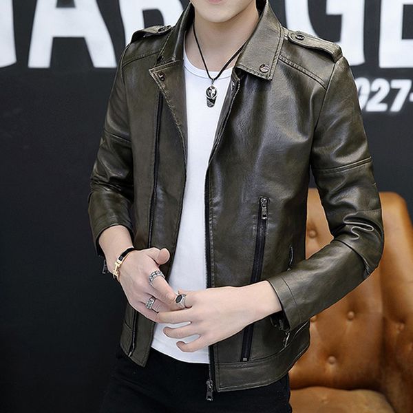 men genuine leather jacket 2020 spring and autumn sheepskin slim short teenage male motorcycle leather jacket black green p06
men genuine leather jacket 2020 spring and autumn sheepskin slim short teenage male motorcycle leather jacket black green p06