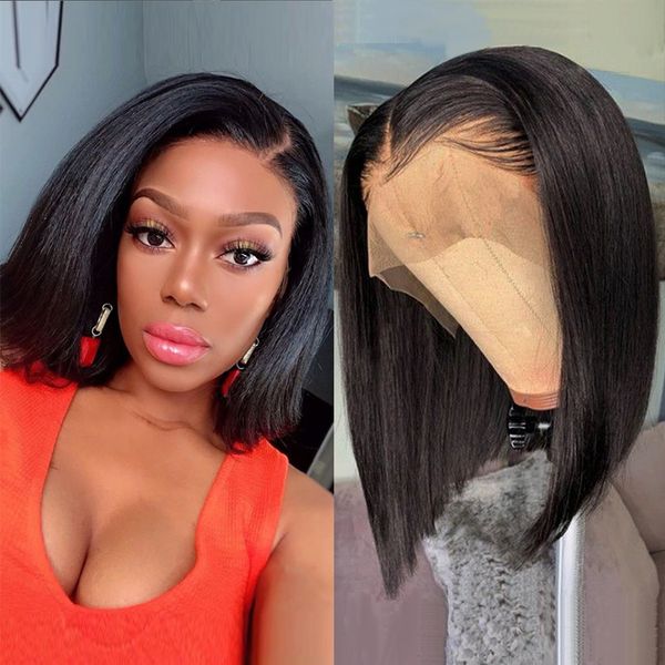 hd transparent lace wigs short human hair wigs stright bob 13x6 lace front wig for black women remy hair, Black;brown
hd transparent lace wigs short human hair wigs stright bob 13x6 lace front wig for black women remy hair, Black;brown
