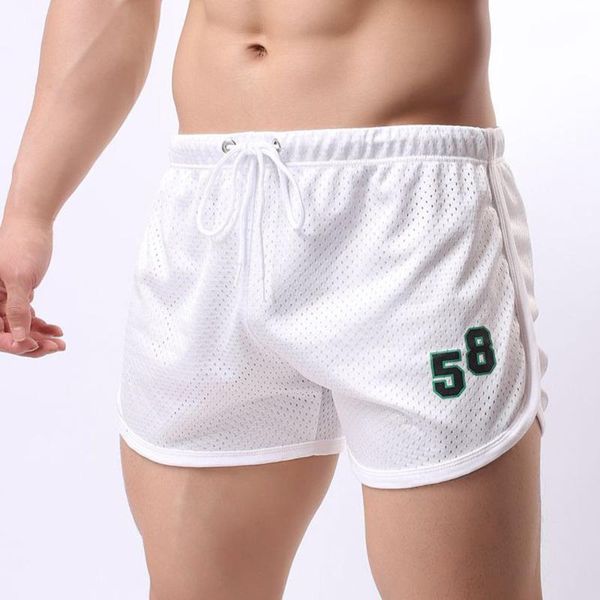 men bodybuilding shorts fitness gym running jogging clothing athletics net solid outdoor shorts, White;black
men bodybuilding shorts fitness gym running jogging clothing athletics net solid outdoor shorts, White;black