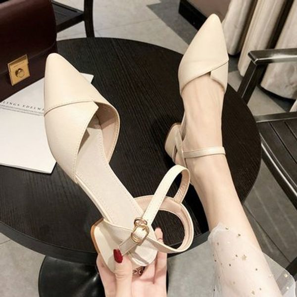 2020 fashion summer new pointed pointed wild with a word buckle sandals fairy style high heel wild shoes, Black
2020 fashion summer new pointed pointed wild with a word buckle sandals fairy style high heel wild shoes, Black