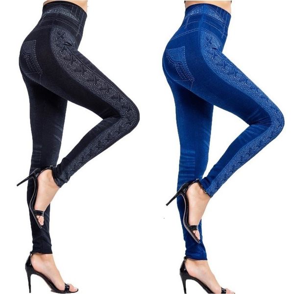 new style autumn women high waist comfortable skinny women imitation jeans both sides print pencil pants skinny leggings, Black
new style autumn women high waist comfortable skinny women imitation jeans both sides print pencil pants skinny leggings, Black