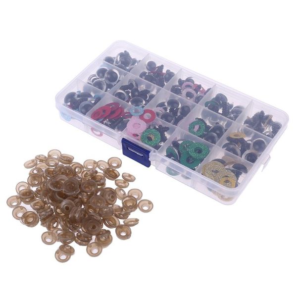 150pcs/set 14mm Tiny Round Safety Eyes Plastic Glitter Toy with Washer for Bear Doll Puppet Making DIY
150pcs/set 14mm Tiny Round Safety Eyes Plastic Glitter Toy with Washer for Bear Doll Puppet Making DIY