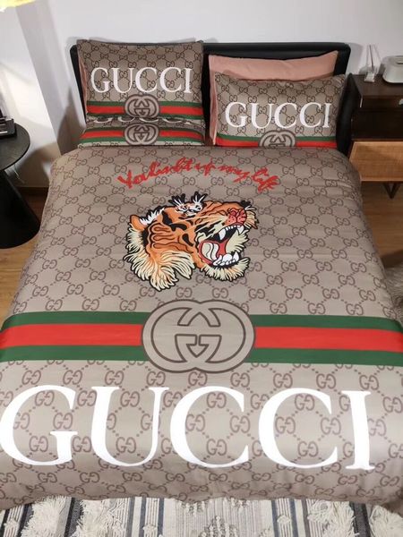 2020 g bed comforters sets tiger logo designer pillow cases cotton size home luxury fashion designer bedding sets