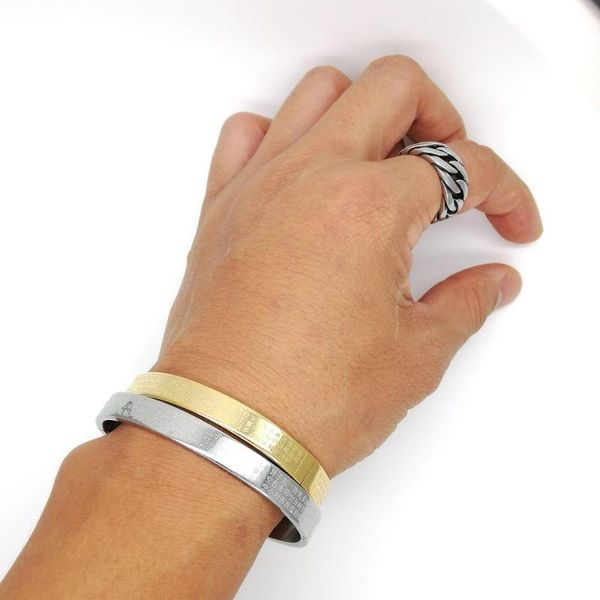 titanium steel buddhist heart bracelet titanium steel buddhism heart bracelet chinese scripture religious jewelry, Black
titanium steel buddhist heart bracelet titanium steel buddhism heart bracelet chinese scripture religious jewelry, Black