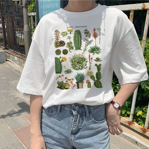 harajuku plant cactus fleshy cute letter print female t-shirt ulzzang fashion summer loose casual o-neck retro women's clothing, White
harajuku plant cactus fleshy cute letter print female t-shirt ulzzang fashion summer loose casual o-neck retro women's clothing, White