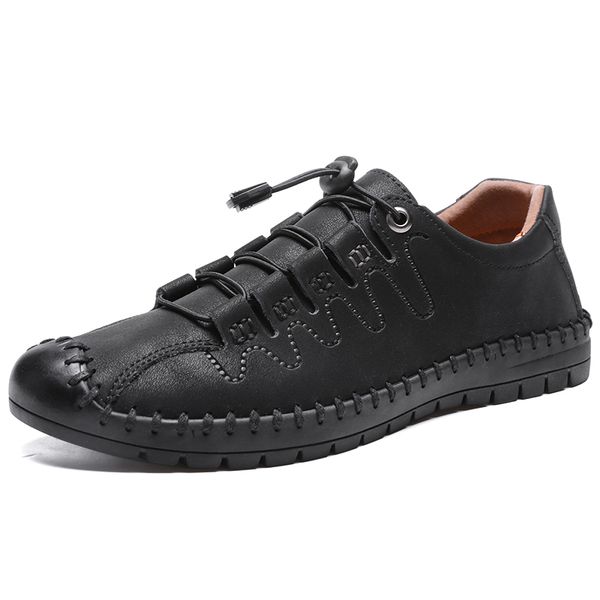 new men's casual shoes fashion handmade loafers leather men shoes breathable driving moccasins size 38-46, Black
new men's casual shoes fashion handmade loafers leather men shoes breathable driving moccasins size 38-46, Black