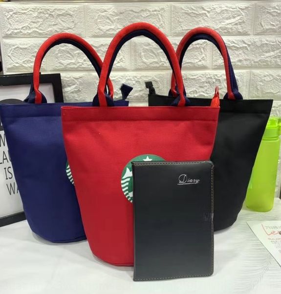 2019 korean new style with water cup for canvas portable round bucket box water cup canvas lunch lunch bag mommy bag, White
2019 korean new style with water cup for canvas portable round bucket box water cup canvas lunch lunch bag mommy bag, White