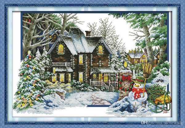 the winter house scenery home decor painting ,handmade cross stitch embroidery needlework sets counted print on canvas dmc 14ct /11ct
the winter house scenery home decor painting ,handmade cross stitch embroidery needlework sets counted print on canvas dmc 14ct /11ct