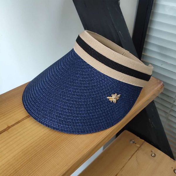 straw women's female summer straw cover korean style fashionable empty sun hat all-match beach sun hat fashion, Blue;gray
straw women's female summer straw cover korean style fashionable empty sun hat all-match beach sun hat fashion, Blue;gray