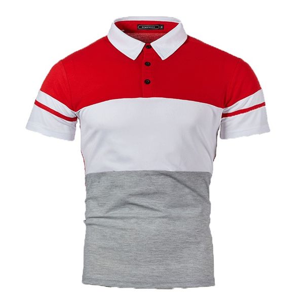 Mens Shirt 2020 Summer Short Sleeve Polo Shirt Contrast Color Polo New Clothing Summer Beach Wear Casual Fashion Men Tops Asian Size
Mens Shirt 2020 Summer Short Sleeve Polo Shirt Contrast Color Polo New Clothing Summer Beach Wear Casual Fashion Men Tops Asian Size