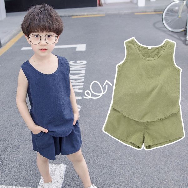 ynbyq vest set baby boy summer foreign flavor children zhong xiao tong children's children's clothes 2020 new two-piece cotton lin
ynbyq vest set baby boy summer foreign flavor children zhong xiao tong children's children's clothes 2020 new two-piece cotton lin