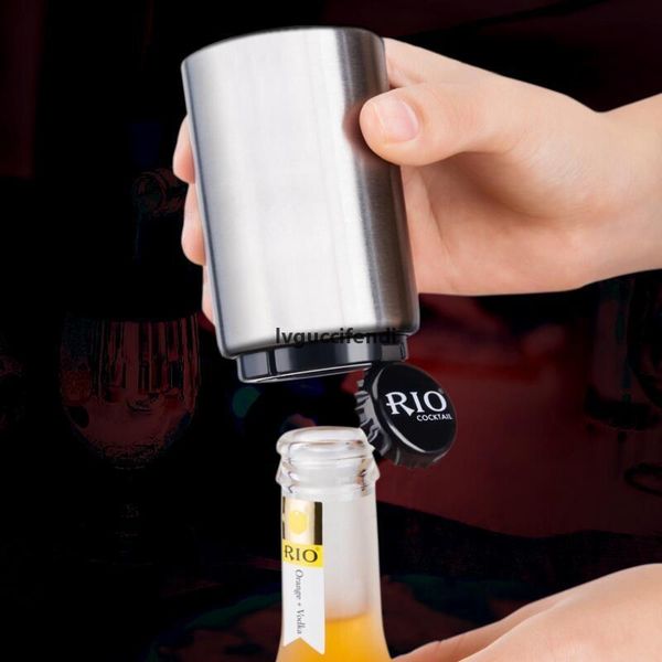 automatic beer bottle opener with magnetic cap stainless steel cap catcher push down pop bottle cap collector gift lx8093
automatic beer bottle opener with magnetic cap stainless steel cap catcher push down pop bottle cap collector gift lx8093