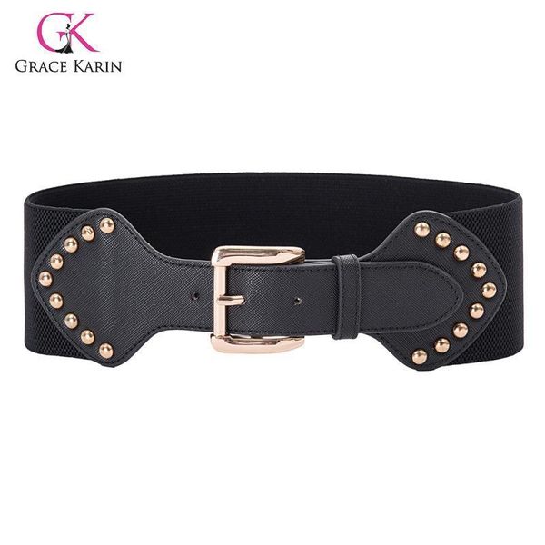grace karin classic buckle stretchy elastic pu leather waistbelt new fashion women wide waist belt ladies 2020 waistband casual, Black;brown
grace karin classic buckle stretchy elastic pu leather waistbelt new fashion women wide waist belt ladies 2020 waistband casual, Black;brown
