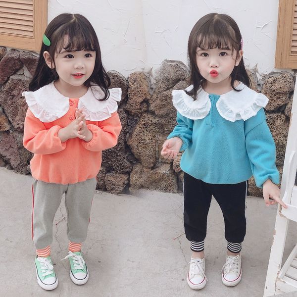 girls' season suit doll sweater 2020 new baby doll collar casual sweater pants two-piece set children's top
girls' season suit doll sweater 2020 new baby doll collar casual sweater pants two-piece set children's top