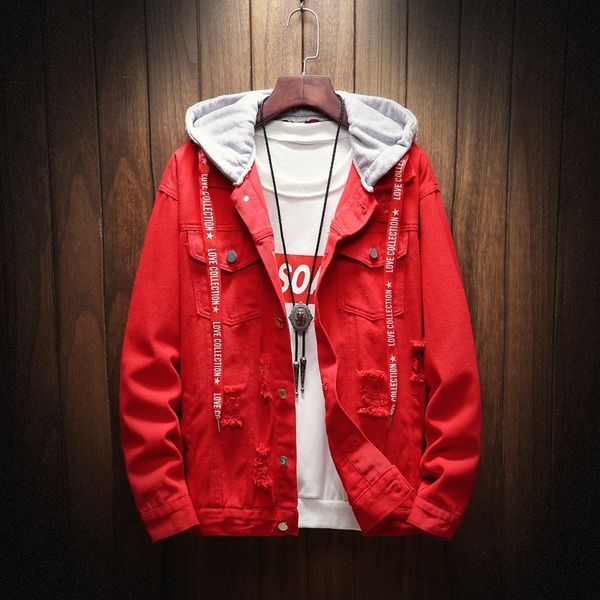 autumn new men's fashion color matching denim jacket casual trendy men's cotton jacket jk204, Black;brown
autumn new men's fashion color matching denim jacket casual trendy men's cotton jacket jk204, Black;brown