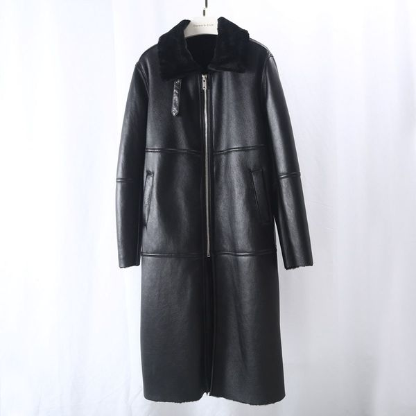 2020 natural fur coat female genuine leather jacket women sheepskin woman coats long winter clothes abrigo mujer pph1420, Black
2020 natural fur coat female genuine leather jacket women sheepskin woman coats long winter clothes abrigo mujer pph1420, Black