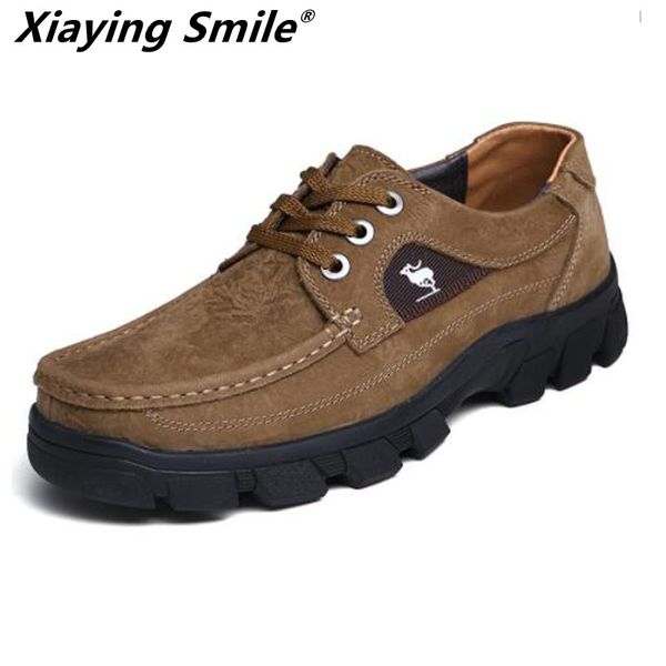cow leather mens outdoor shoes fashion quality sneakers breathable trainers shoes men autumn spring, Black 
cow leather mens outdoor shoes fashion quality sneakers breathable trainers shoes men autumn spring, Black