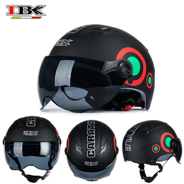 motorcycle helmets ibk protective helmet scooter electric bicycle casco 3/4 vintage casque open-face sun visor matte ibk-035
motorcycle helmets ibk protective helmet scooter electric bicycle casco 3/4 vintage casque open-face sun visor matte ibk-035