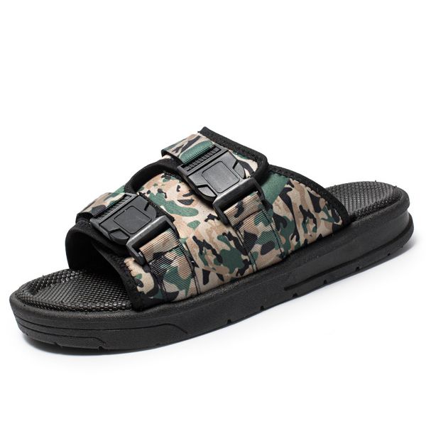 summer outdoor camouflage men's slippers fashion soft bottom non-slip men's shoes adjustablebeach sandals, Black
summer outdoor camouflage men's slippers fashion soft bottom non-slip men's shoes adjustablebeach sandals, Black