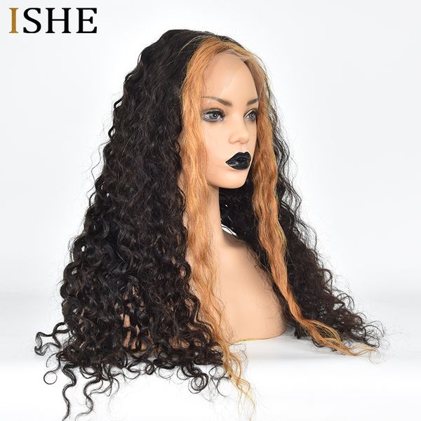 ombre blonde 27 color 250 density glueless brazilian lace front human hair wigs deep part remy pre plucked deep curly wig, Black
ombre blonde 27 color 250 density glueless brazilian lace front human hair wigs deep part remy pre plucked deep curly wig, Black