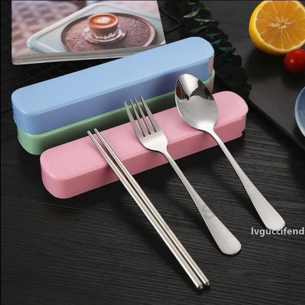 3pcs stainless steel cutlery sets fork spoon chopsticks flatware kits student outdoor portable dinnerware tableware set customize dbc bh2818
3pcs stainless steel cutlery sets fork spoon chopsticks flatware kits student outdoor portable dinnerware tableware set customize dbc bh2818