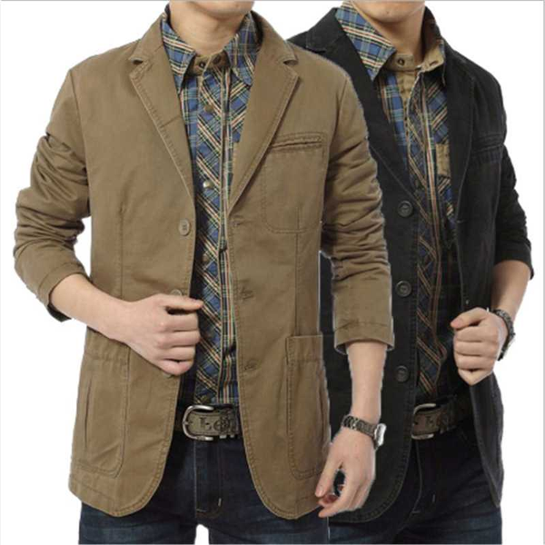 new spring autumn cotton men's casual lapel suit fashion suit jacket coat jackets coats outwear parka, Black;brown
new spring autumn cotton men's casual lapel suit fashion suit jacket coat jackets coats outwear parka, Black;brown