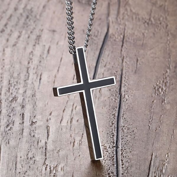 zorcvens classic black jesus cross necklaces pendants women men stainless steel prayer crucifix male chain necklace jewelry, Silver
zorcvens classic black jesus cross necklaces pendants women men stainless steel prayer crucifix male chain necklace jewelry, Silver