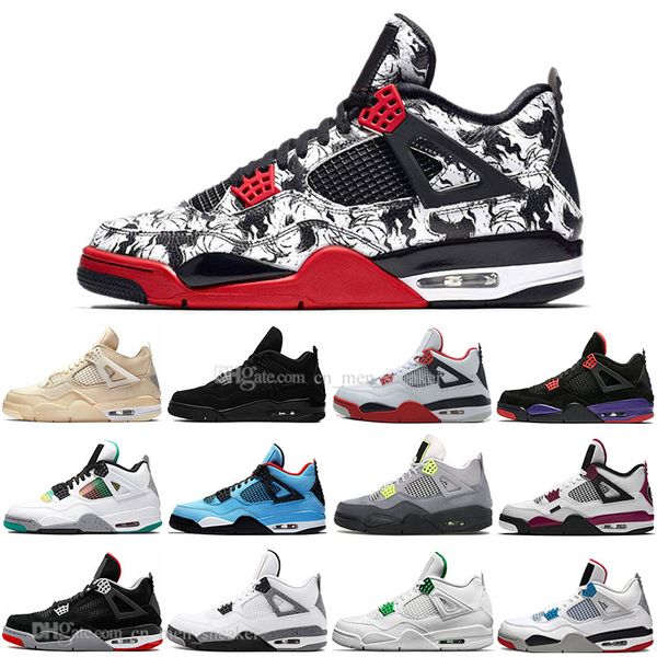 2020 sail 4 4s black cat white cement what the tattoo bred mens basketball shoes cactus jack motorsports blue men women sports sneakers, White;red
2020 sail 4 4s black cat white cement what the tattoo bred mens basketball shoes cactus jack motorsports blue men women sports sneakers, White;red