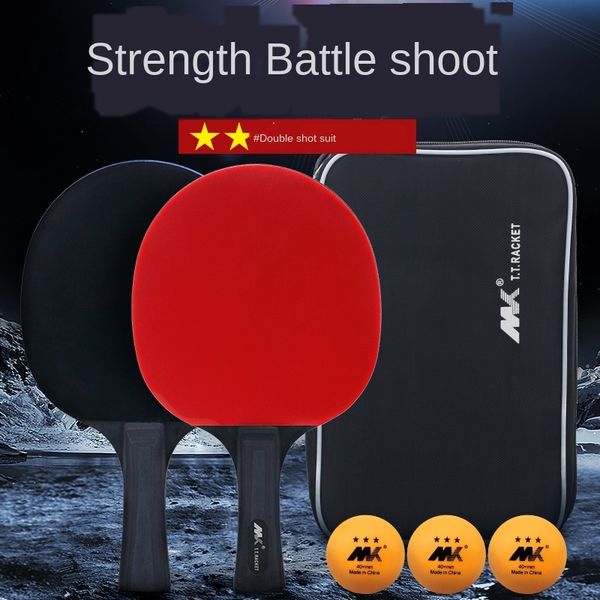 mk 3-star pair set racket board competition special table tennis racket table tennis two-sthree-ball