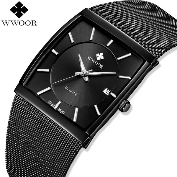 watches wwoor men watches brand luxury square clock men quartz watch waterproof black steel mesh business male wrist watch man gift, Slivery;brown
watches wwoor men watches brand luxury square clock men quartz watch waterproof black steel mesh business male wrist watch man gift, Slivery;brown