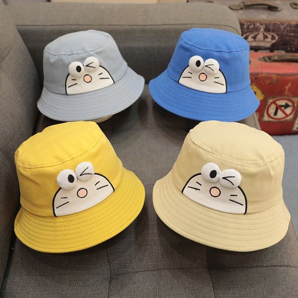 cute summer thin dingdang cat children's fisherman super cute cartoon sun bucket bucket hat hat for boys and girls, Blue;gray
cute summer thin dingdang cat children's fisherman super cute cartoon sun bucket bucket hat hat for boys and girls, Blue;gray
