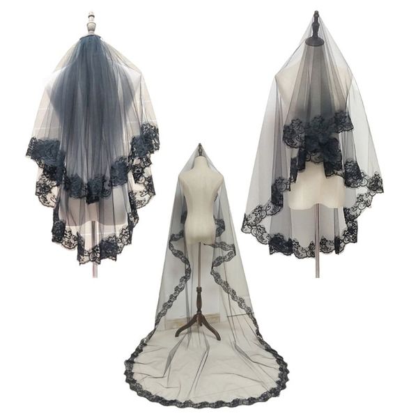 lace edge halloween wedding long veil cathedral bridal headdress bride marriage accessories, Golden;silver
lace edge halloween wedding long veil cathedral bridal headdress bride marriage accessories, Golden;silver