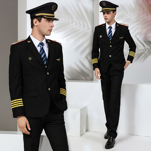 standard railway uniform suits female high-speed rail train crew clothing train conductor railway university student uniform, White;black
standard railway uniform suits female high-speed rail train crew clothing train conductor railway university student uniform, White;black