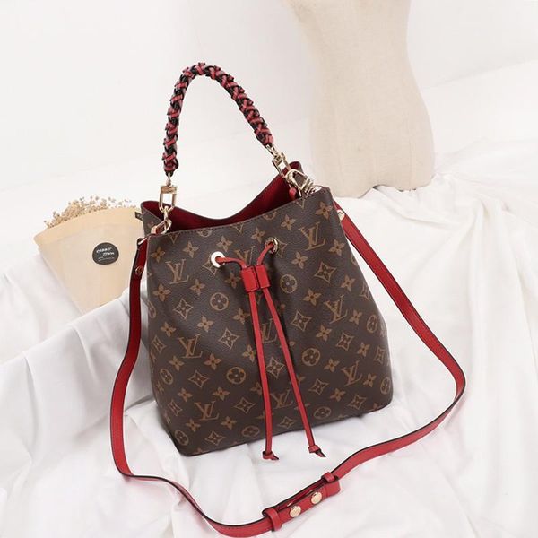 new arrival for womens leather bucket bag handbag drawstring shoulder bag messenger crossbody bags handle tote lady bags with origin box
new arrival for womens leather bucket bag handbag drawstring shoulder bag messenger crossbody bags handle tote lady bags with origin box