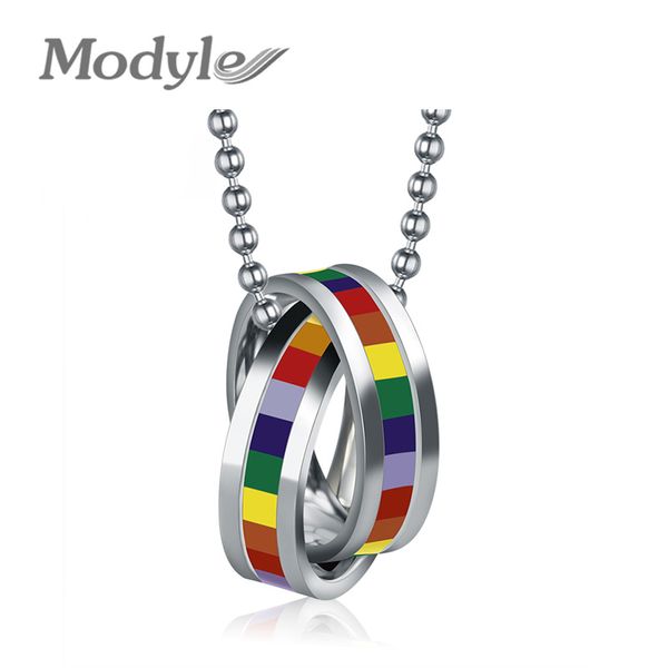 wholesale fashion new rainbow necklaces & pendants stainless steel rainbow gay pride jewelry high quality, Silver
wholesale fashion new rainbow necklaces & pendants stainless steel rainbow gay pride jewelry high quality, Silver