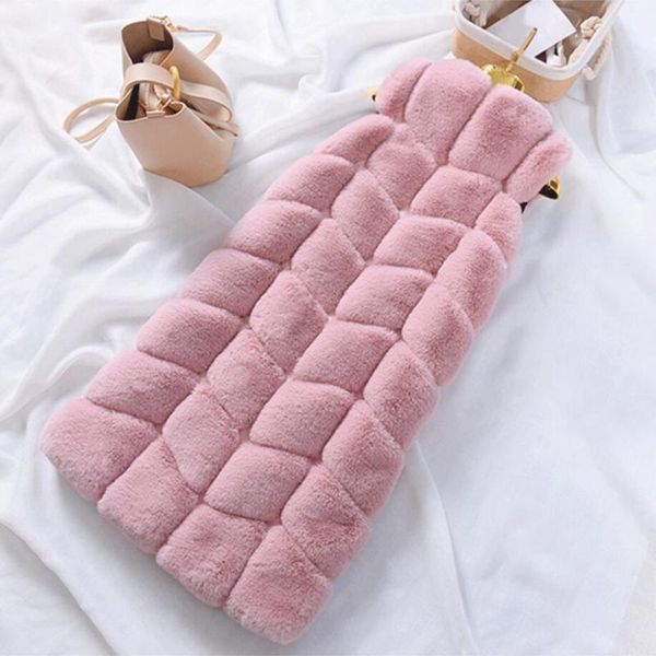 2020 autumn winter imitation fur vest female long slim faux fur vest warm sleeveless gilet coat plus size r1437, Black
2020 autumn winter imitation fur vest female long slim faux fur vest warm sleeveless gilet coat plus size r1437, Black