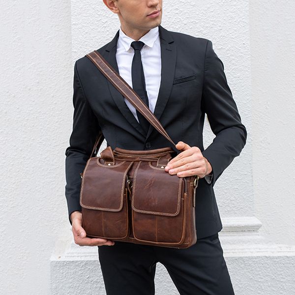 100% genuine leather briefcase men bag business handbag full grain leather shoulder bags tote cowskin men messenger bags
100% genuine leather briefcase men bag business handbag full grain leather shoulder bags tote cowskin men messenger bags