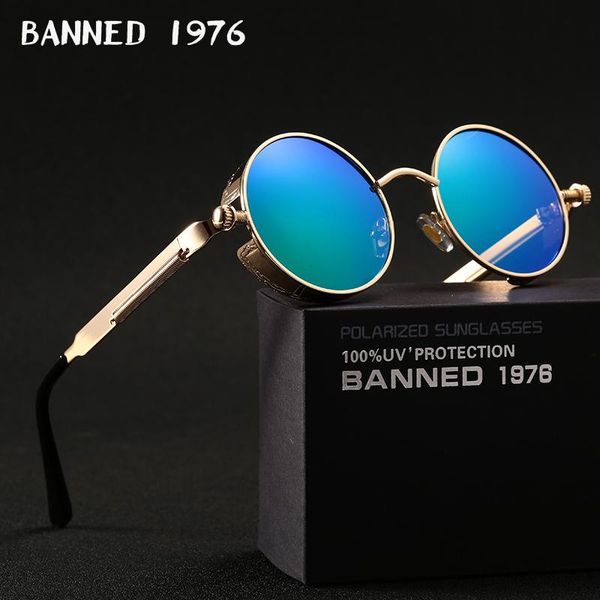2019 HD polarized round metal sunglasses uv400 men's sun glasses feminin women's vintage gafas de sol metal GOGGLES with box T200106
2019 HD polarized round metal sunglasses uv400 men's sun glasses feminin women's vintage gafas de sol metal GOGGLES with box T200106
