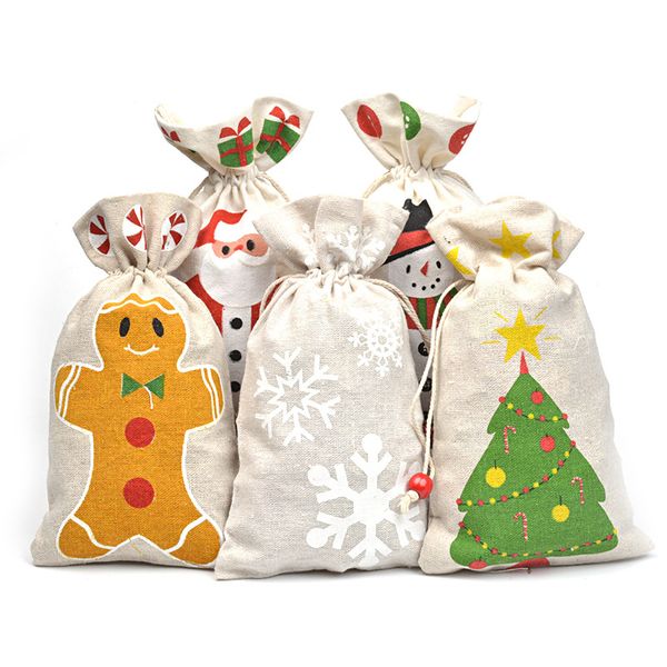 bunch of christmas gift bags, cotton burlap snowflake santa claus pattern halloween candy bag(color random
bunch of christmas gift bags, cotton burlap snowflake santa claus pattern halloween candy bag(color random