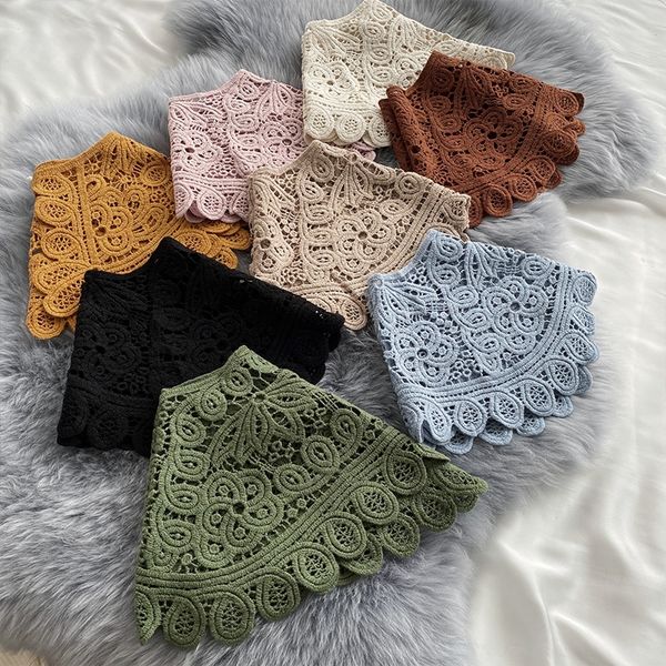 korean new hollowed-out fake collar children's pearl exquisite scarf shawl pearl shawl hollowed-out big flower decorative scarf, Blue;gray
korean new hollowed-out fake collar children's pearl exquisite scarf shawl pearl shawl hollowed-out big flower decorative scarf, Blue;gray