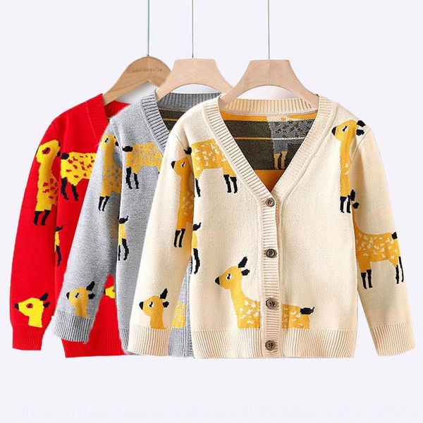 2020 spring new korean style deer cardigan sweater girls jumpers children's coat ' knitwear children's clothing coat, Blue 
2020 spring new korean style deer cardigan sweater girls jumpers children's coat ' knitwear children's clothing coat, Blue