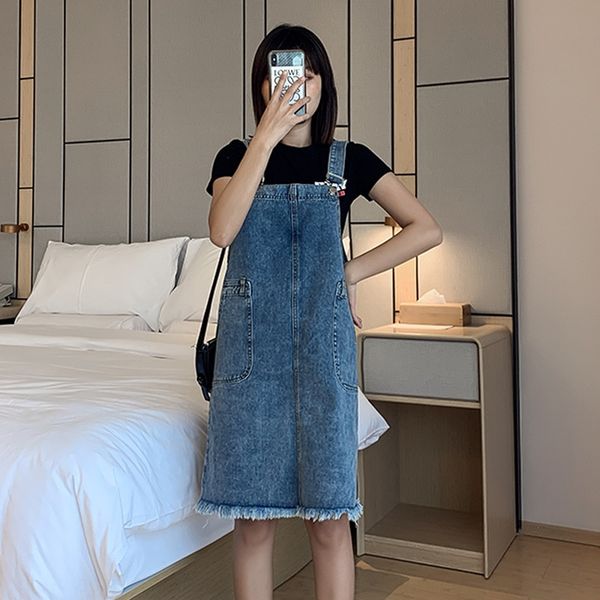 plus plus size denim women's suspender suspender sling sling skirt autumn new pear-shaped loose large size mid-length woolen skirt, Blue
plus plus size denim women's suspender suspender sling sling skirt autumn new pear-shaped loose large size mid-length woolen skirt, Blue