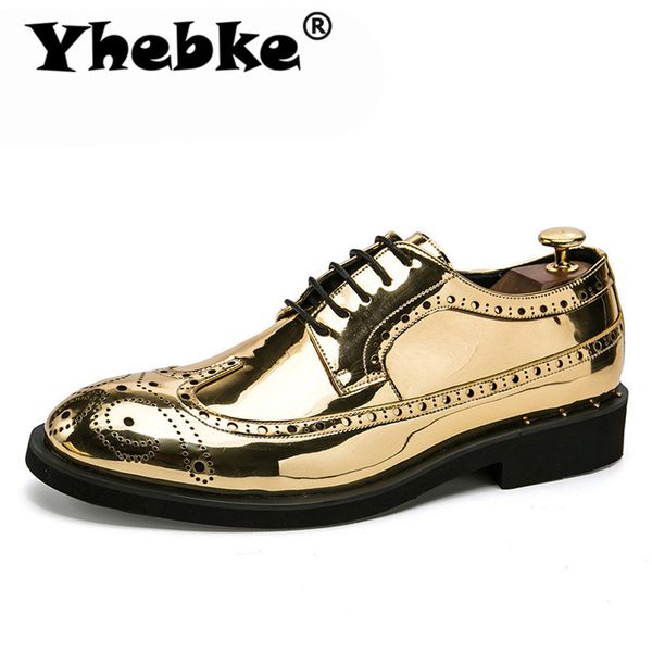brand men dress shoes gold glitter men formal shoes moccasins italian leather luxury fashion wedding oxford shoes men's 46, Black
brand men dress shoes gold glitter men formal shoes moccasins italian leather luxury fashion wedding oxford shoes men's 46, Black