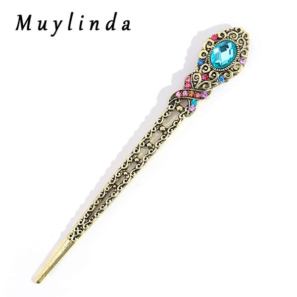 muylinda crystal metal hair stick vintage simple hairpin accessories vintage hair pin for women banquet jewelry, Golden;silver
muylinda crystal metal hair stick vintage simple hairpin accessories vintage hair pin for women banquet jewelry, Golden;silver