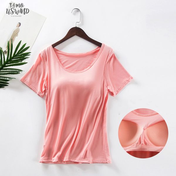 t shirt women summer 2020 built in bra o neck solid black red short sleeve shirt womens modal plus size d190513, White
t shirt women summer 2020 built in bra o neck solid black red short sleeve shirt womens modal plus size d190513, White