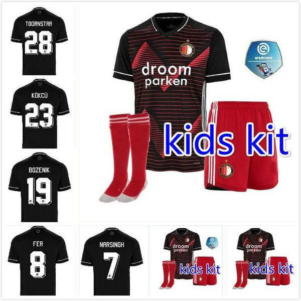kids kit 20 21 feyenoord soccer jersey 2020 2021 kokcu football shirt berghuis camiseta de futbol jorgensen camiseta de fútbol, Black;yellow
kids kit 20 21 feyenoord soccer jersey 2020 2021 kokcu football shirt berghuis camiseta de futbol jorgensen camiseta de fútbol, Black;yellow
